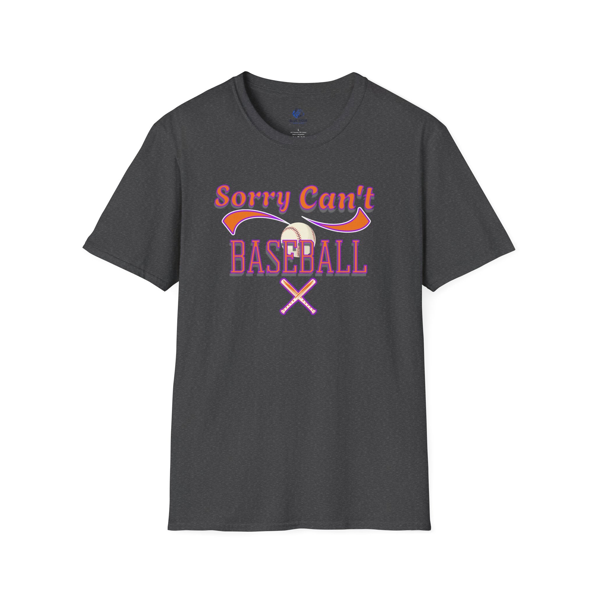 Sorry Can't, Baseball T-Shirt — Funny Baseball Lover Tee