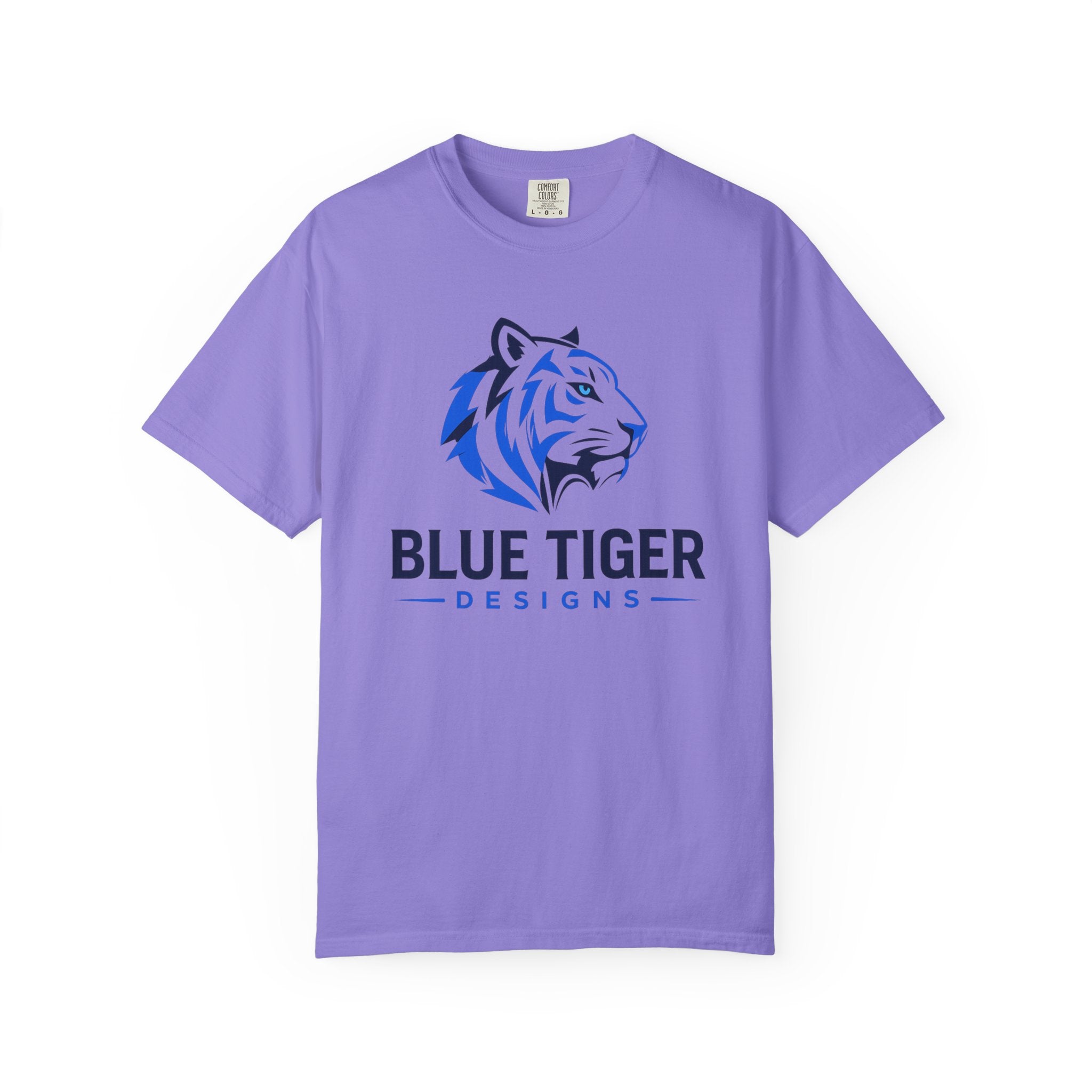 Blue Tiger Logo T-Shirt
