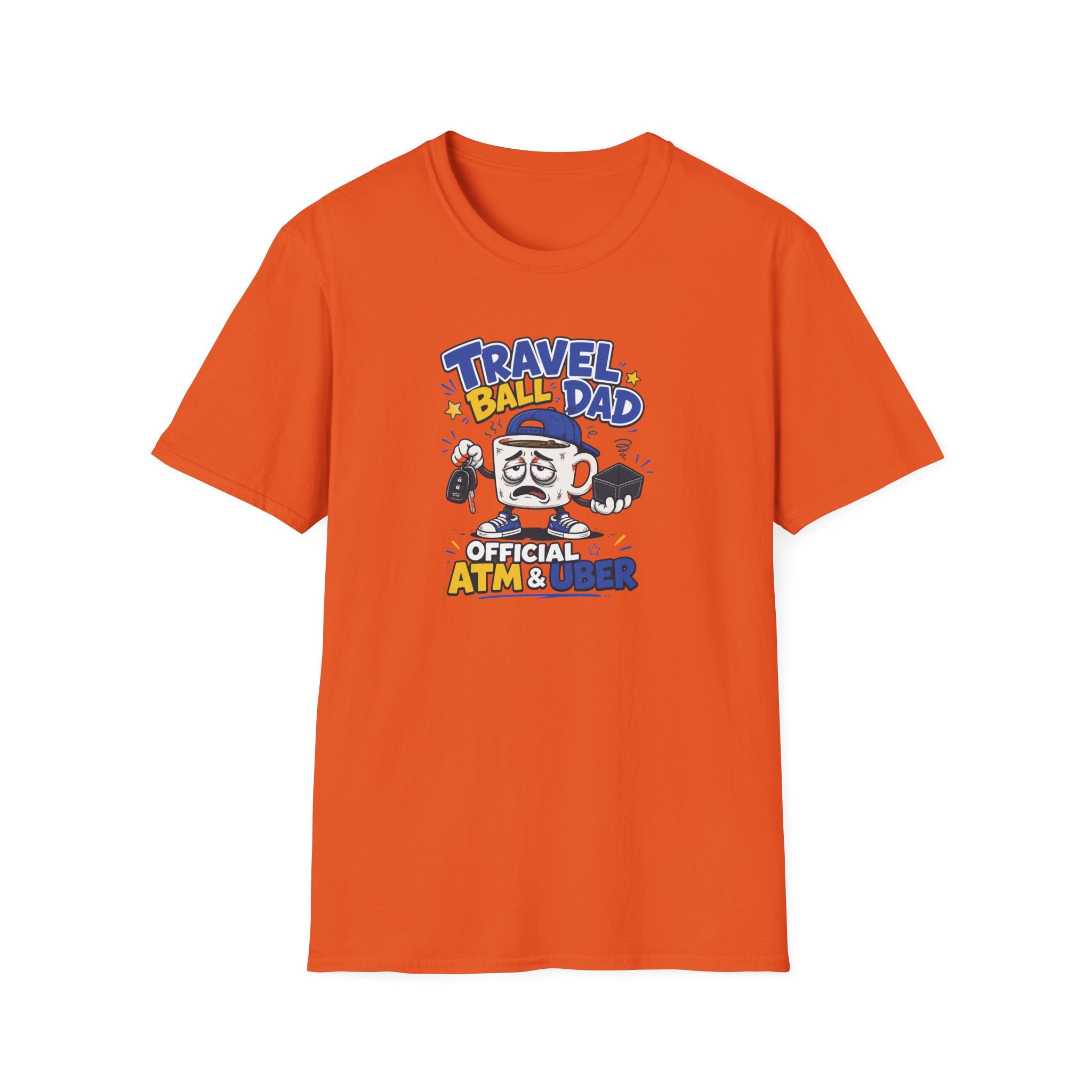 Travel Ball Dad T-Shirt — “Official ATM & Uber” Baseball Dad Gift
