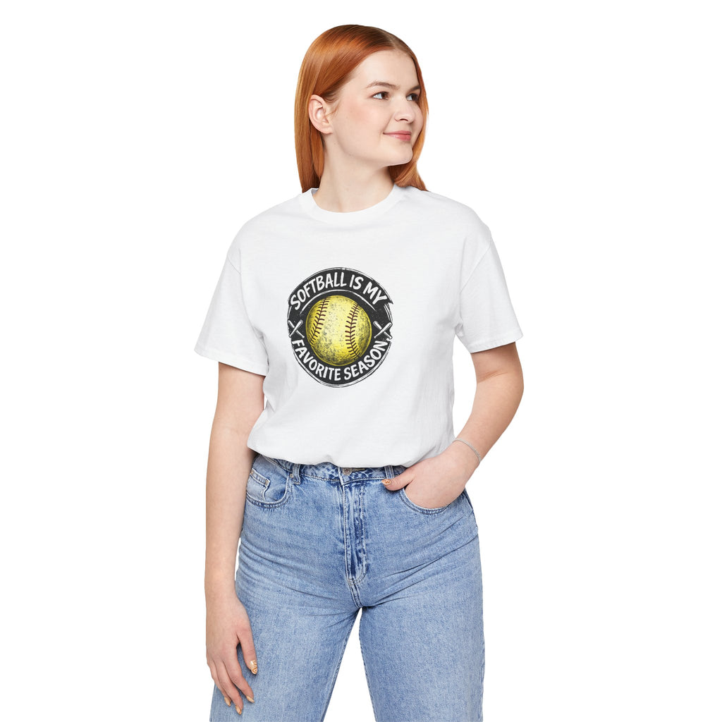 Softball Is My Favorite Season T-Shirt