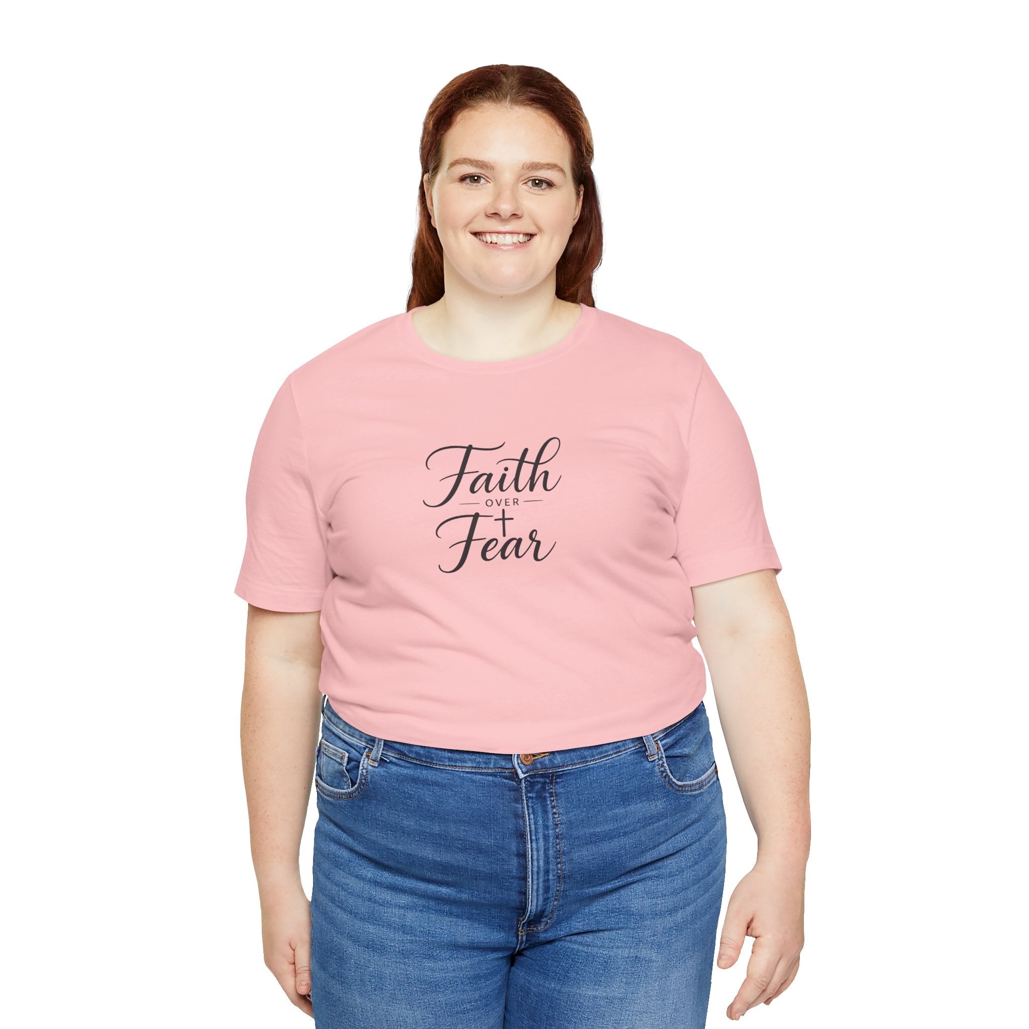 Faith Over Fear T-Shirt — Inspirational Christian Tee