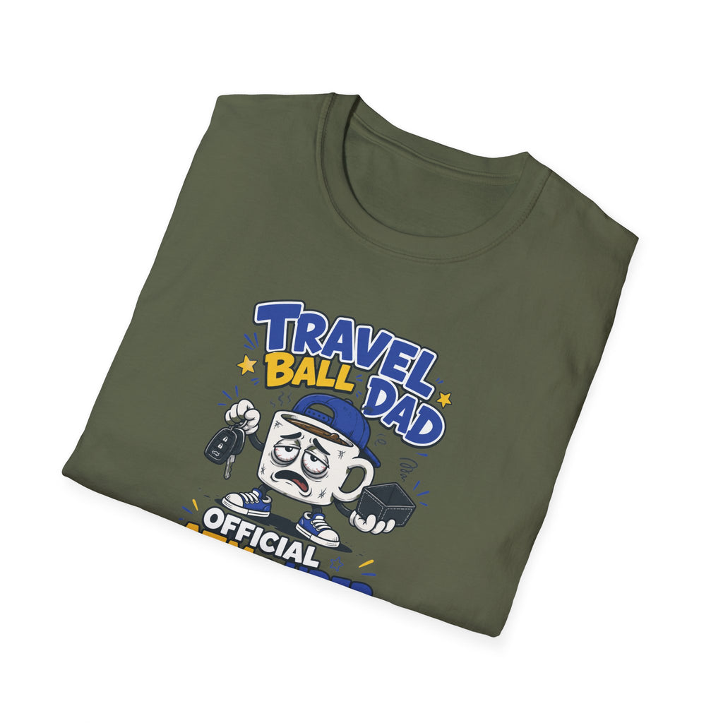 Travel Ball Dad T-Shirt — “Official ATM & Uber” Baseball Dad Gift