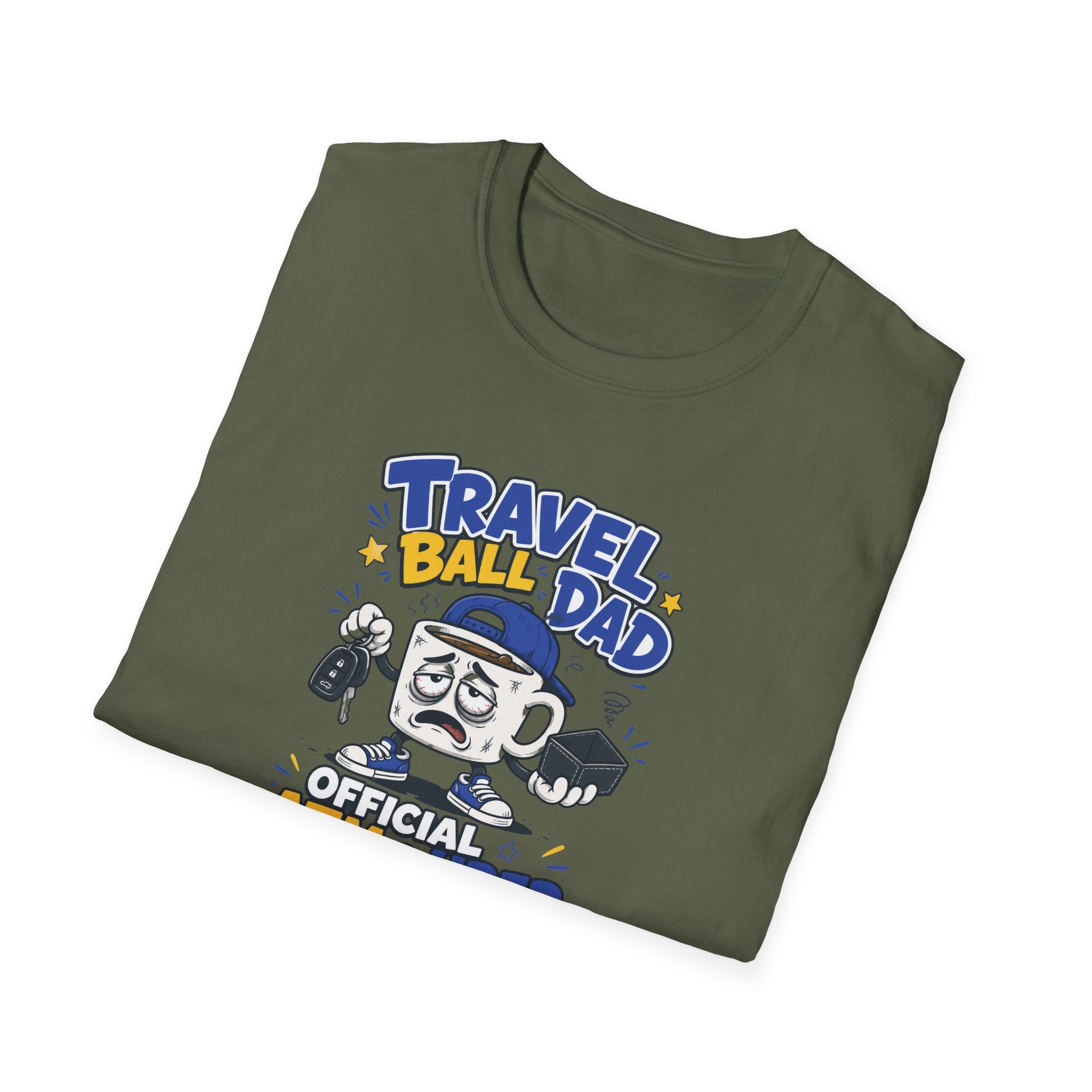 Travel Ball Dad T-Shirt — “Official ATM & Uber” Baseball Dad Gift