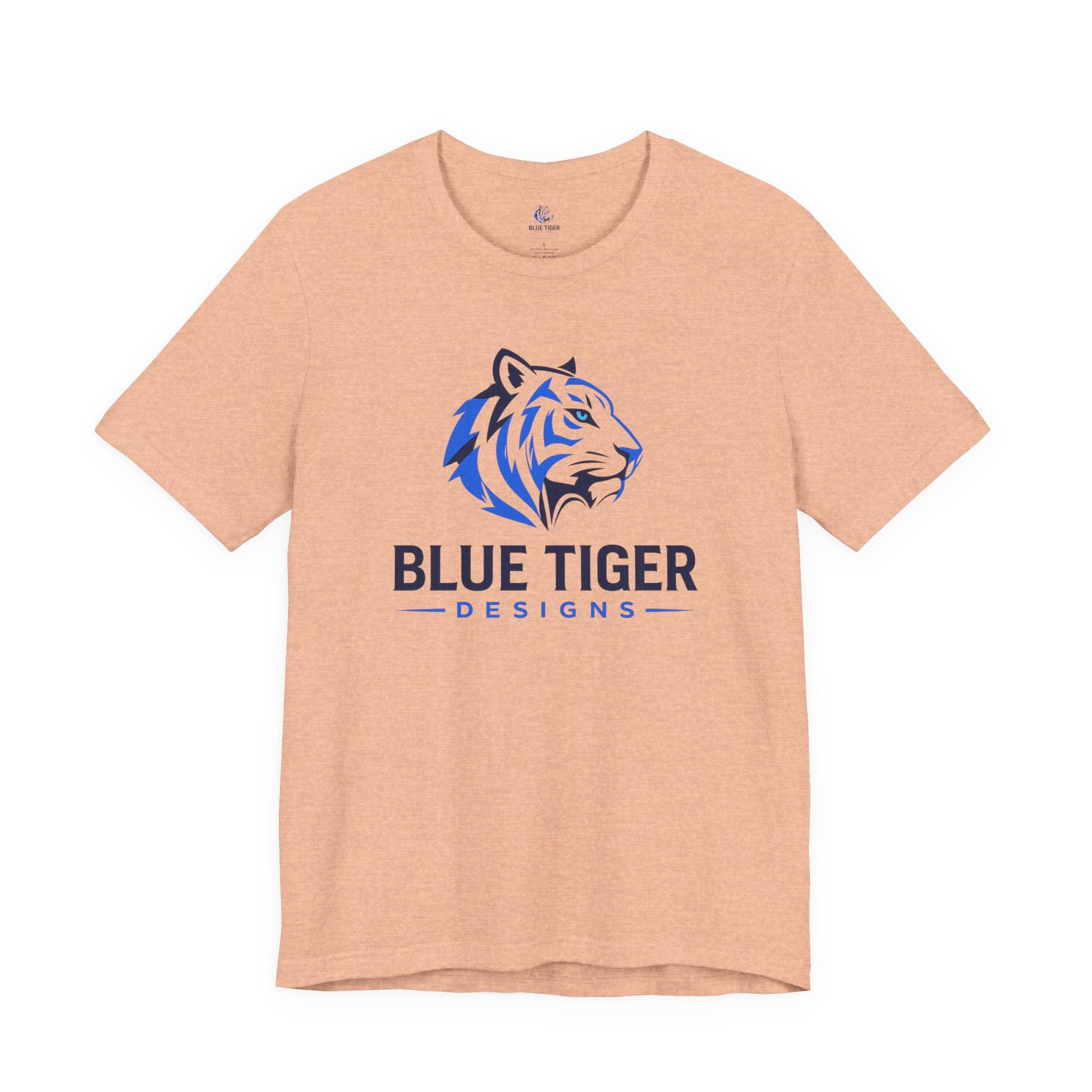 Blue Tiger Logo T-Shirt — 'Blue Tiger Designs' Graphic Tee