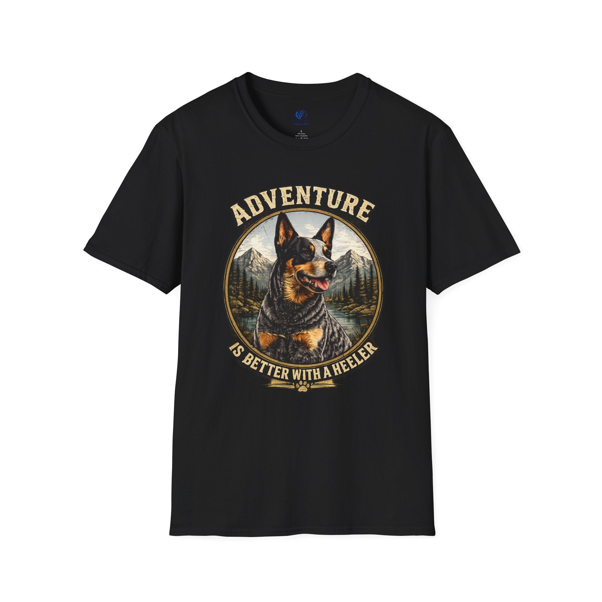 Adventure Is Better With A Heeler T-Shirt — Australian Cattle Dog Graphic Tee