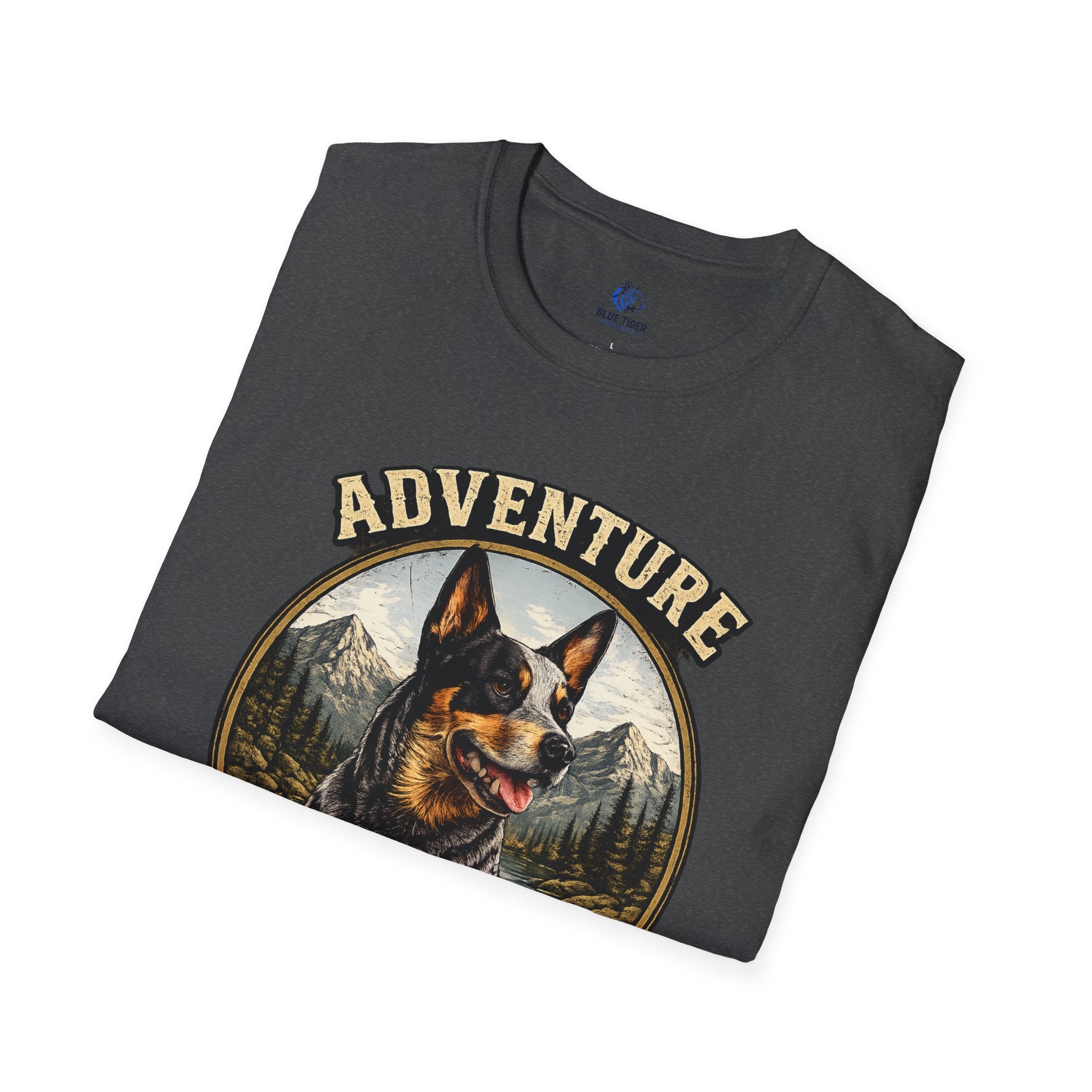 Adventure Is Better With A Heeler T-Shirt — Australian Cattle Dog Graphic Tee