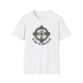 Christian Cross T-Shirt — "He Bore the Crown for Me" Sacred Heart Design