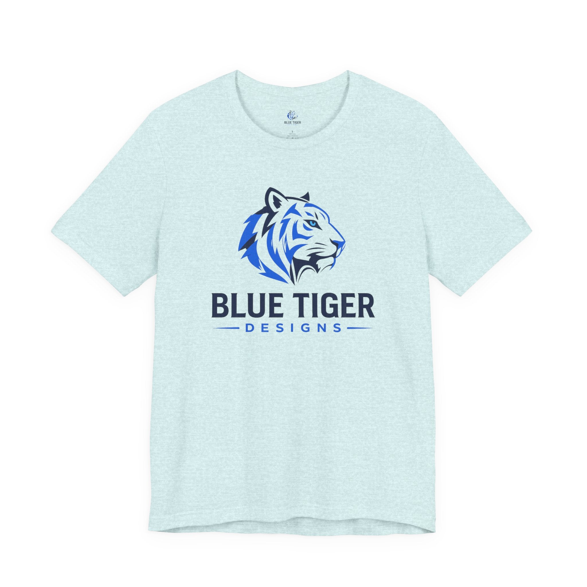 Blue Tiger Logo T-Shirt — 'Blue Tiger Designs' Graphic Tee