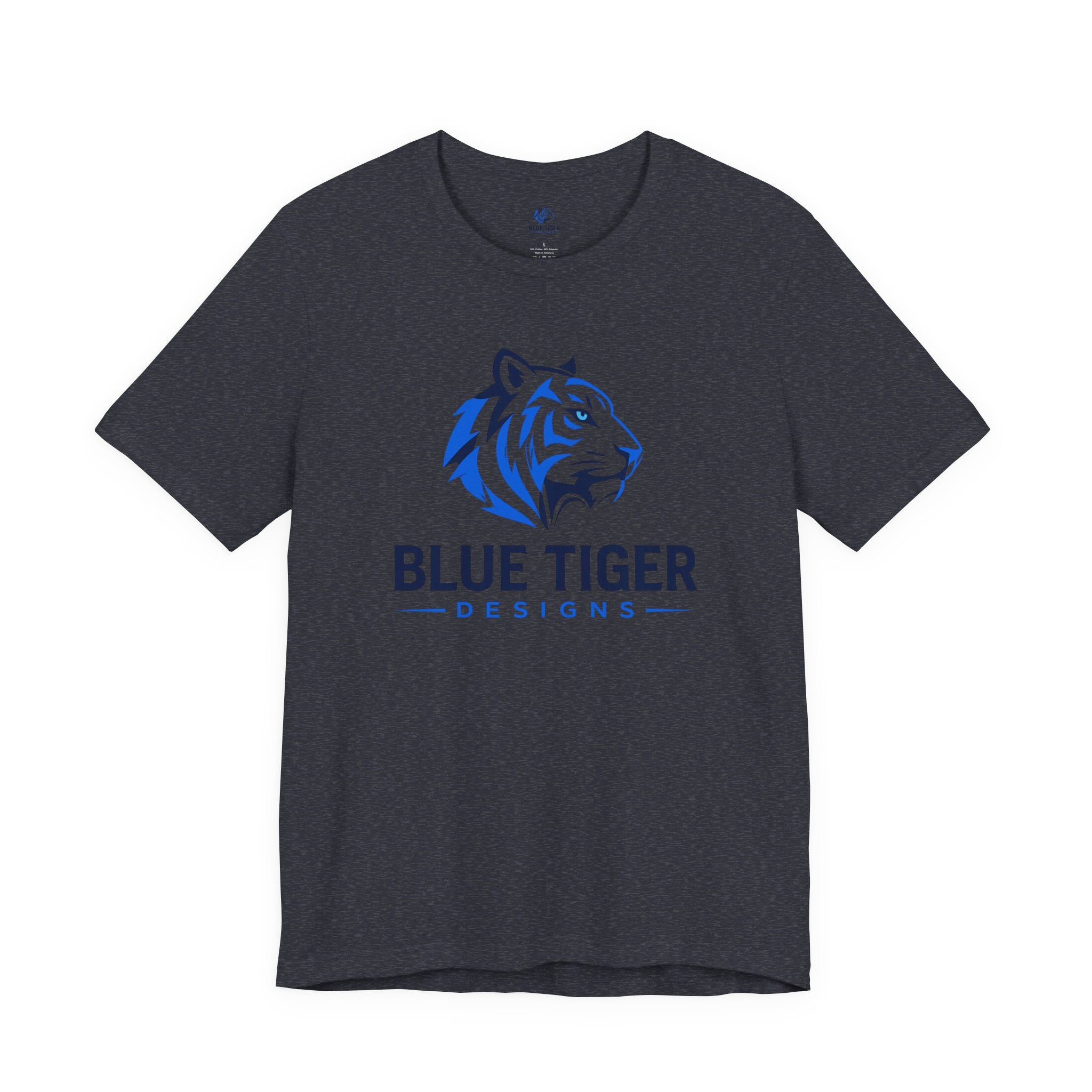 Blue Tiger Logo T-Shirt — 'Blue Tiger Designs' Graphic Tee