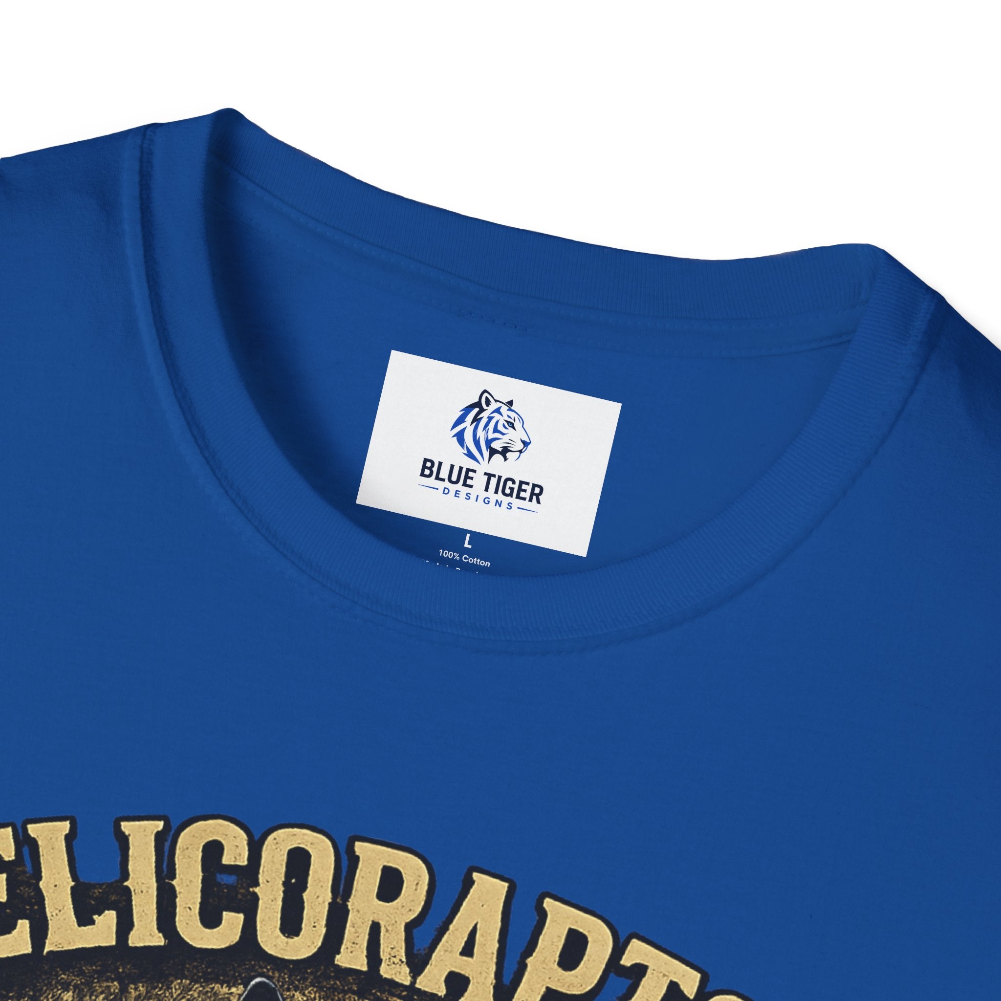 Velicoraptor in Camouflage T-Shirt — Vintage  Blue Heeler Dog Tee