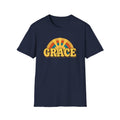 Grace Retro Rainbow T-Shirt — Vintage 70s Inspirational Graphic Tee