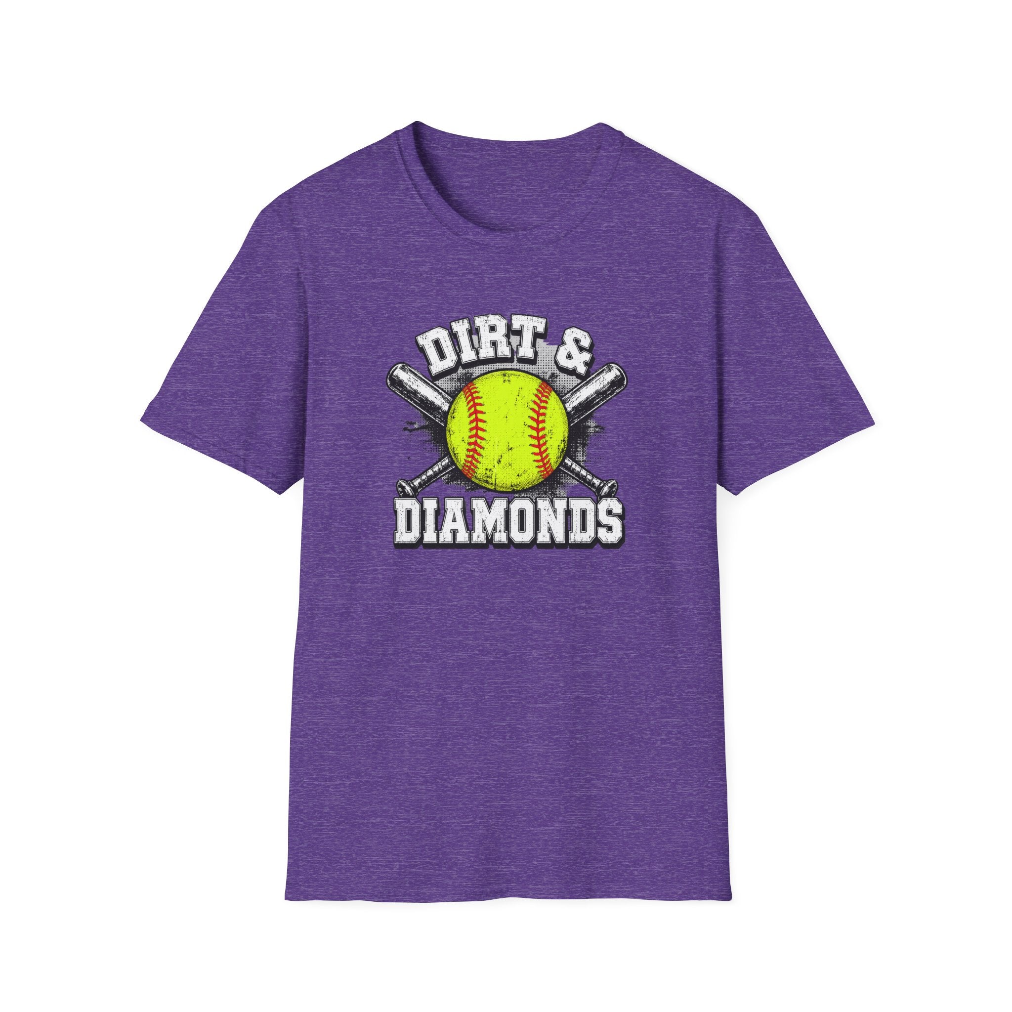 Dirt & Diamonds Softball Tee — "Dirt & Diamonds" Graphic T-Shirt for Players & Fans