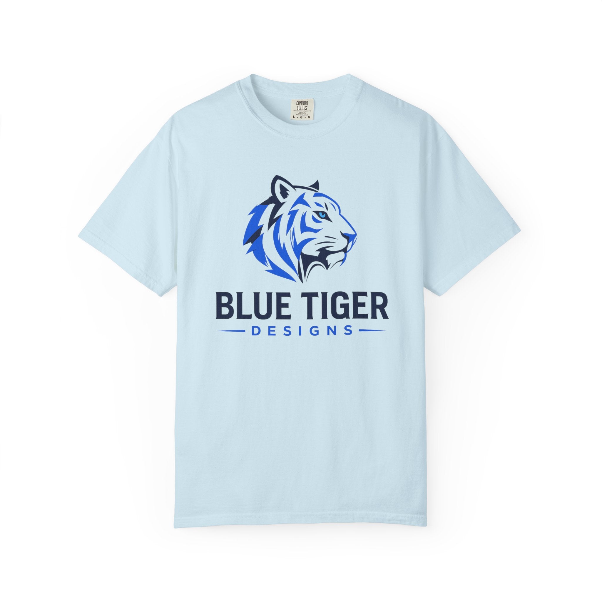 Blue Tiger Logo T-Shirt