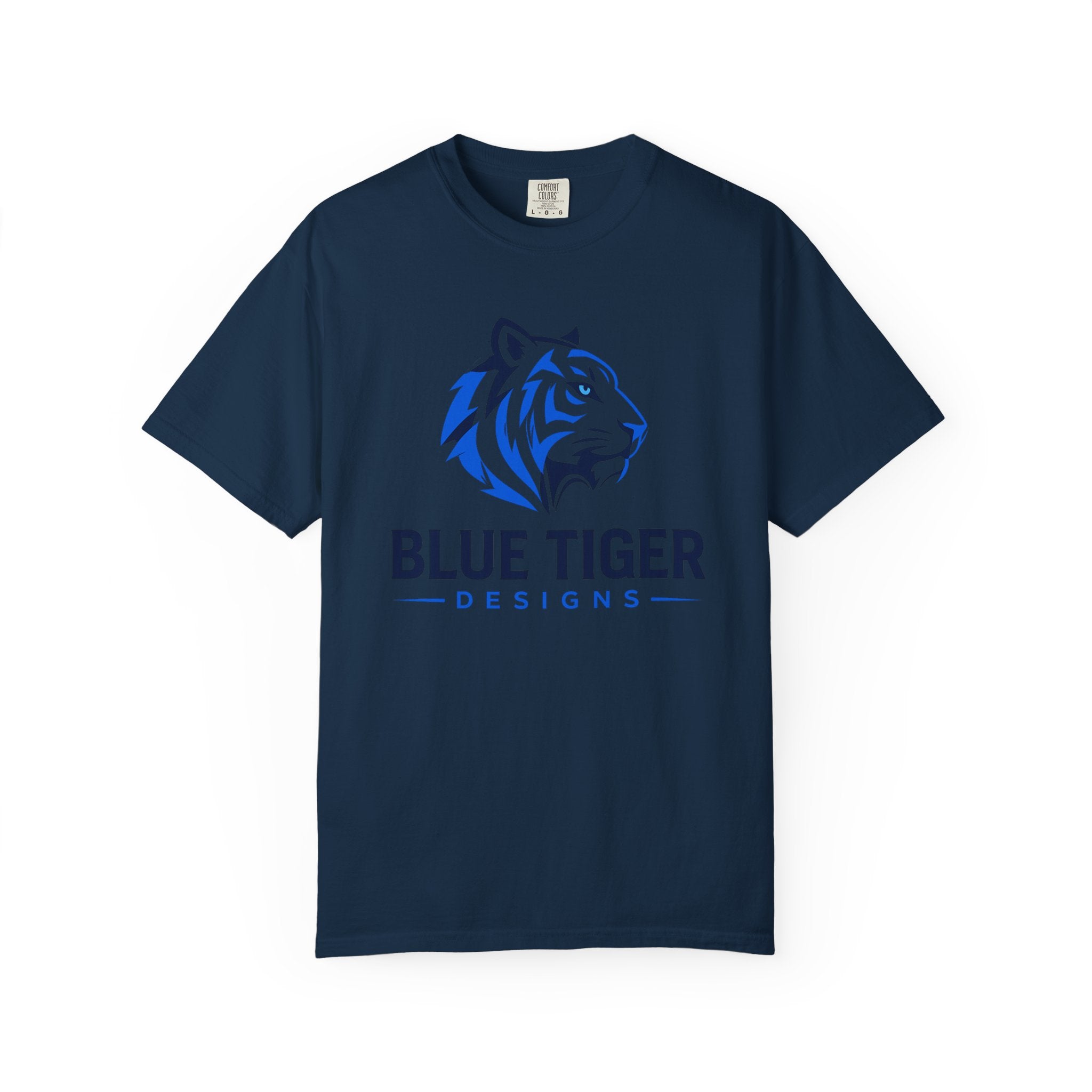 Blue Tiger Logo T-Shirt