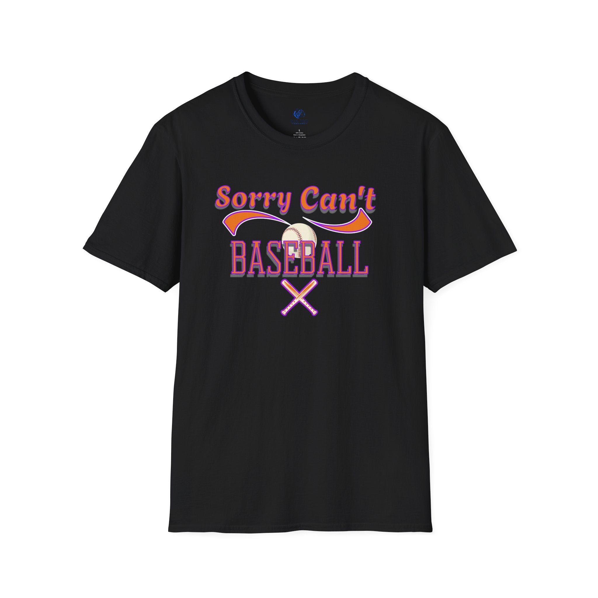 Sorry Can't, Baseball T-Shirt — Funny Baseball Lover Tee