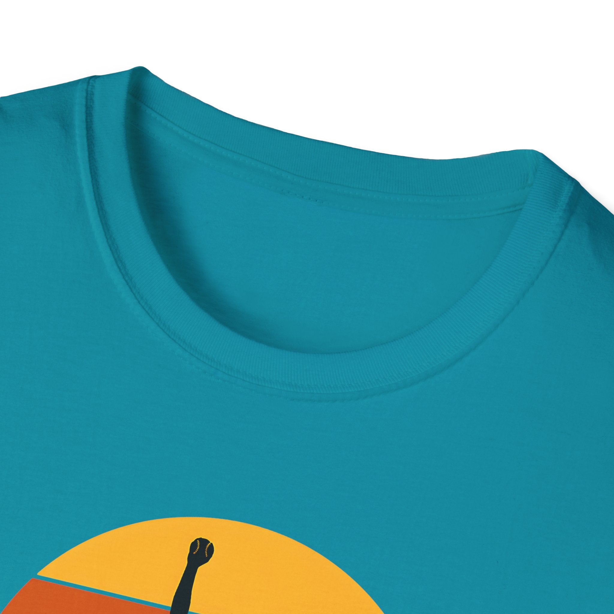 Diamond Days Softball T-Shirt — Vintage Sunset Pitcher Tee