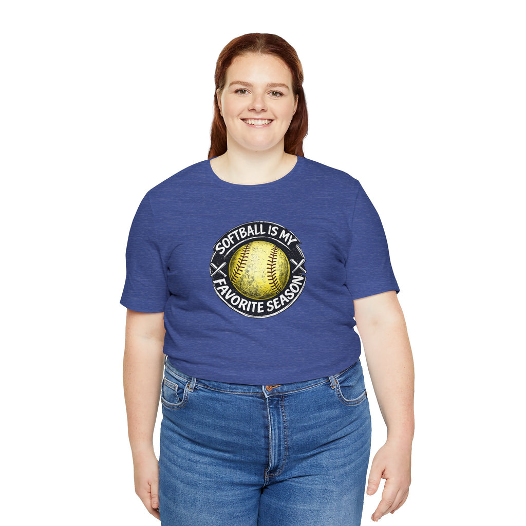 Softball Is My Favorite Season T-Shirt