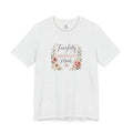 Faith-Based Floral Tee — "Fearfully & Wonderfully Made" Inspirational T-Shirt