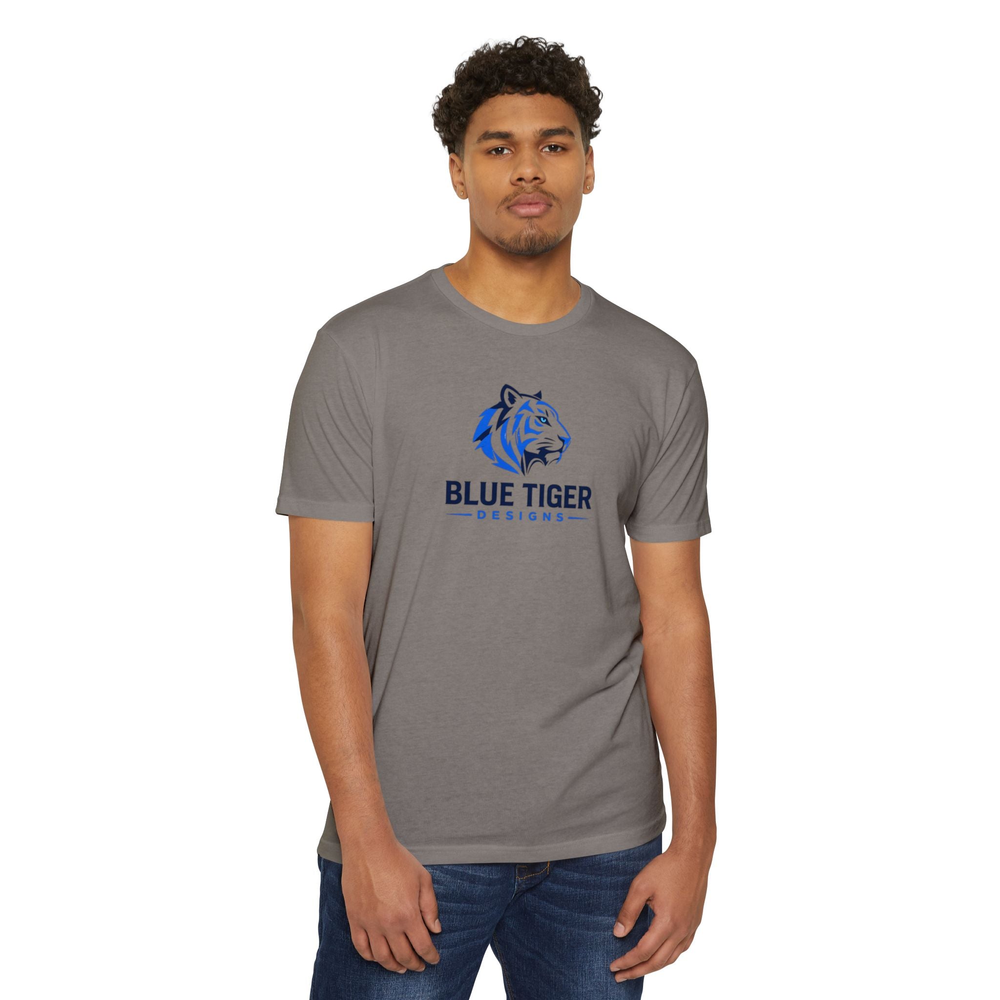 Blue Tiger Logo T-Shirt
