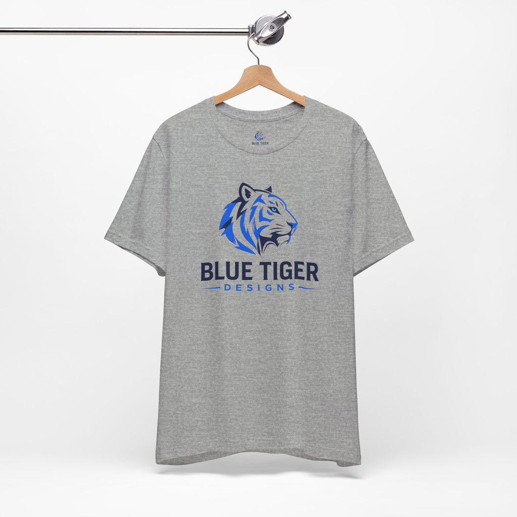 Blue Tiger Logo T-Shirt — 'Blue Tiger Designs' Graphic Tee