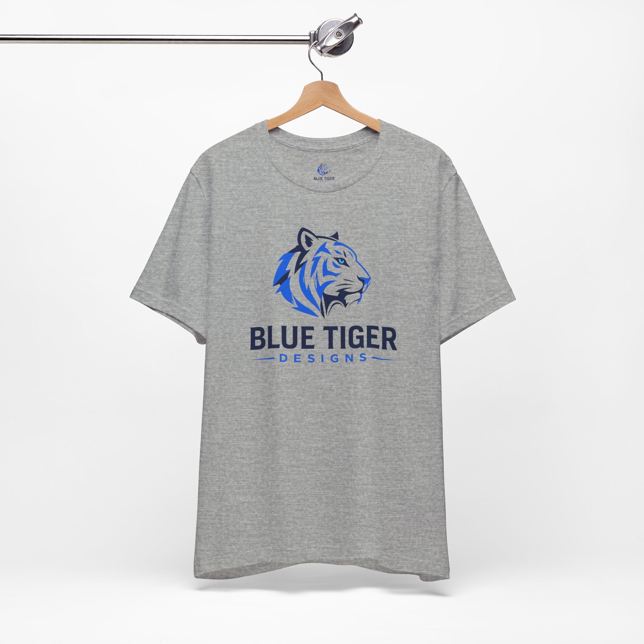 Blue Tiger Logo T-Shirt — 'Blue Tiger Designs' Graphic Tee