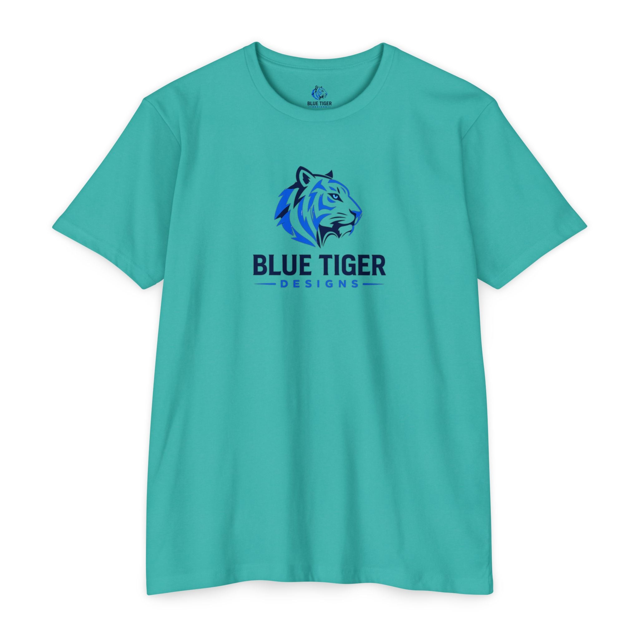 Blue Tiger Logo T-Shirt