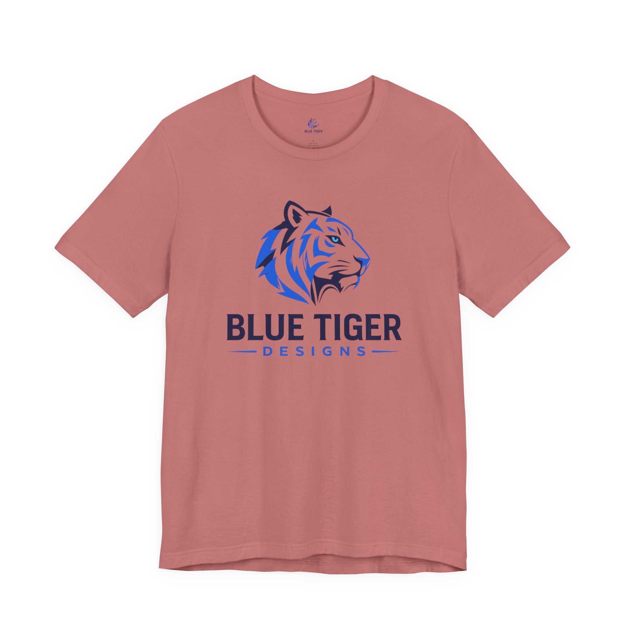 Blue Tiger Logo T-Shirt — 'Blue Tiger Designs' Graphic Tee