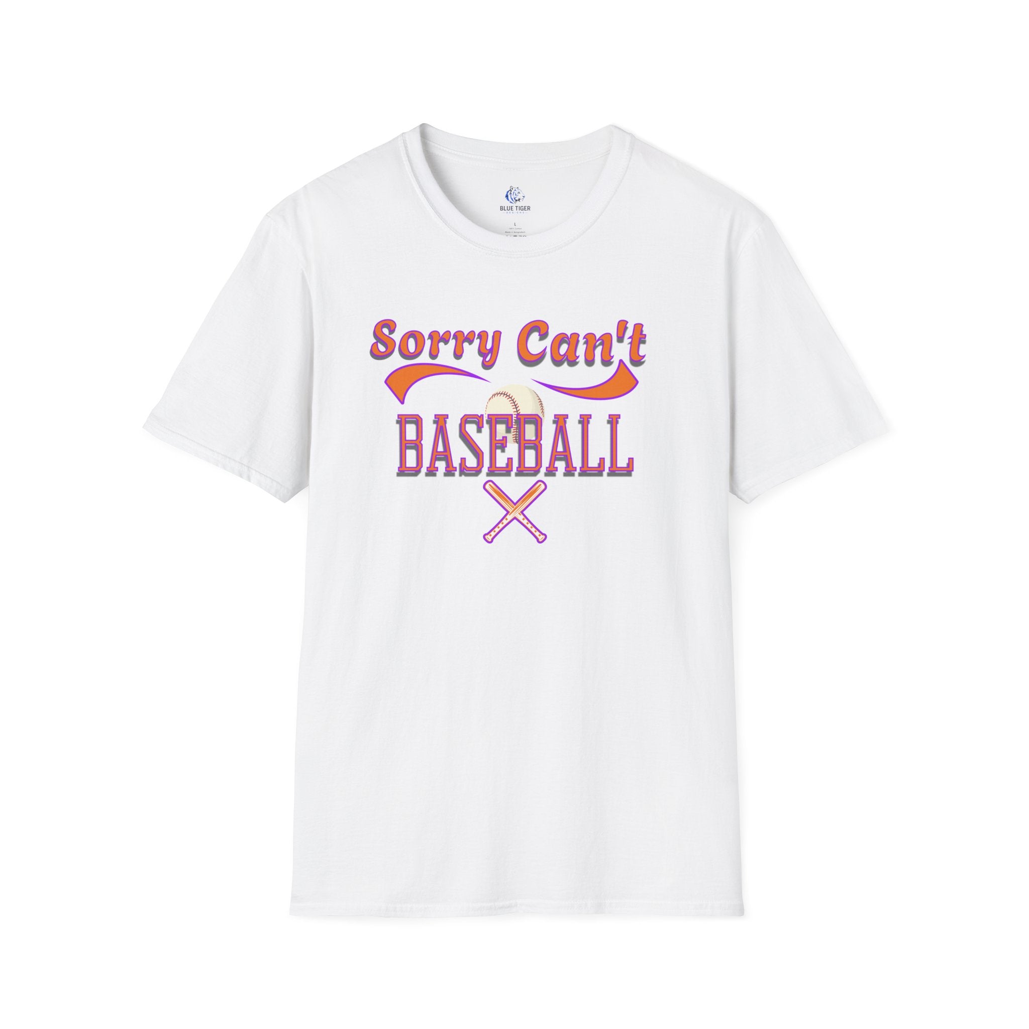 Sorry Can't, Baseball T-Shirt — Funny Baseball Lover Tee