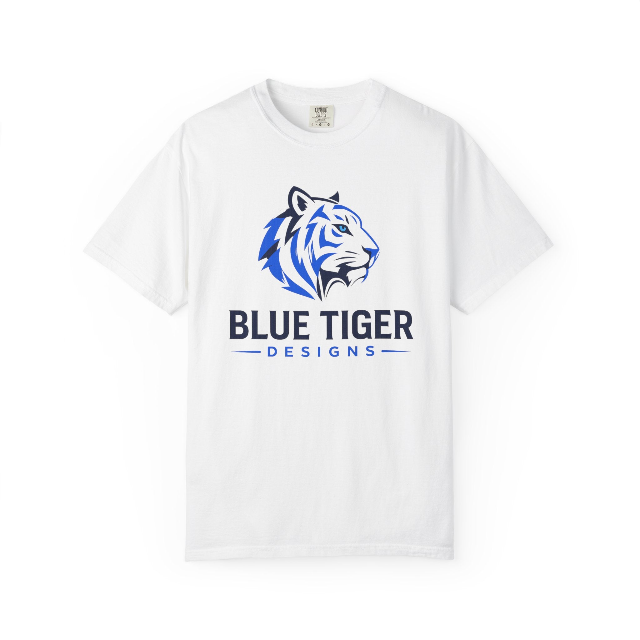 Blue Tiger Logo T-Shirt