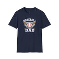 Baseball Dad T-Shirt — Vintage Baseball Bat & Ball Dad Tee