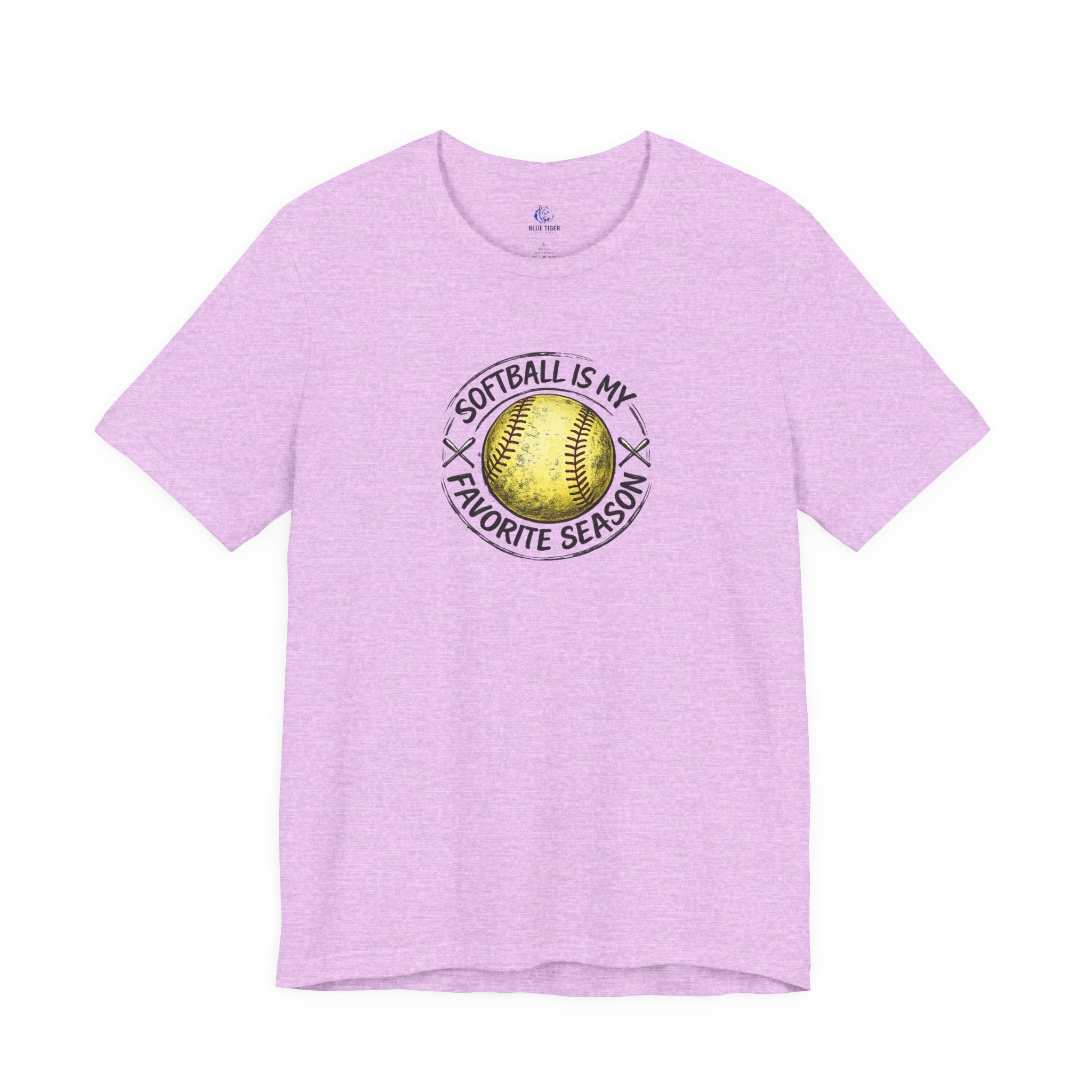 Softball Is My Favorite Season Tee – Graphic Softball T-Shirt for Players & Fans