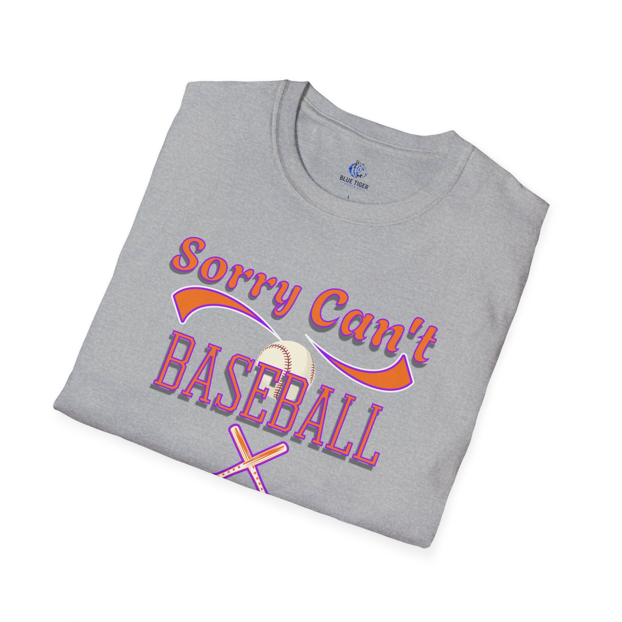 Sorry Can't, Baseball T-Shirt — Funny Baseball Lover Tee