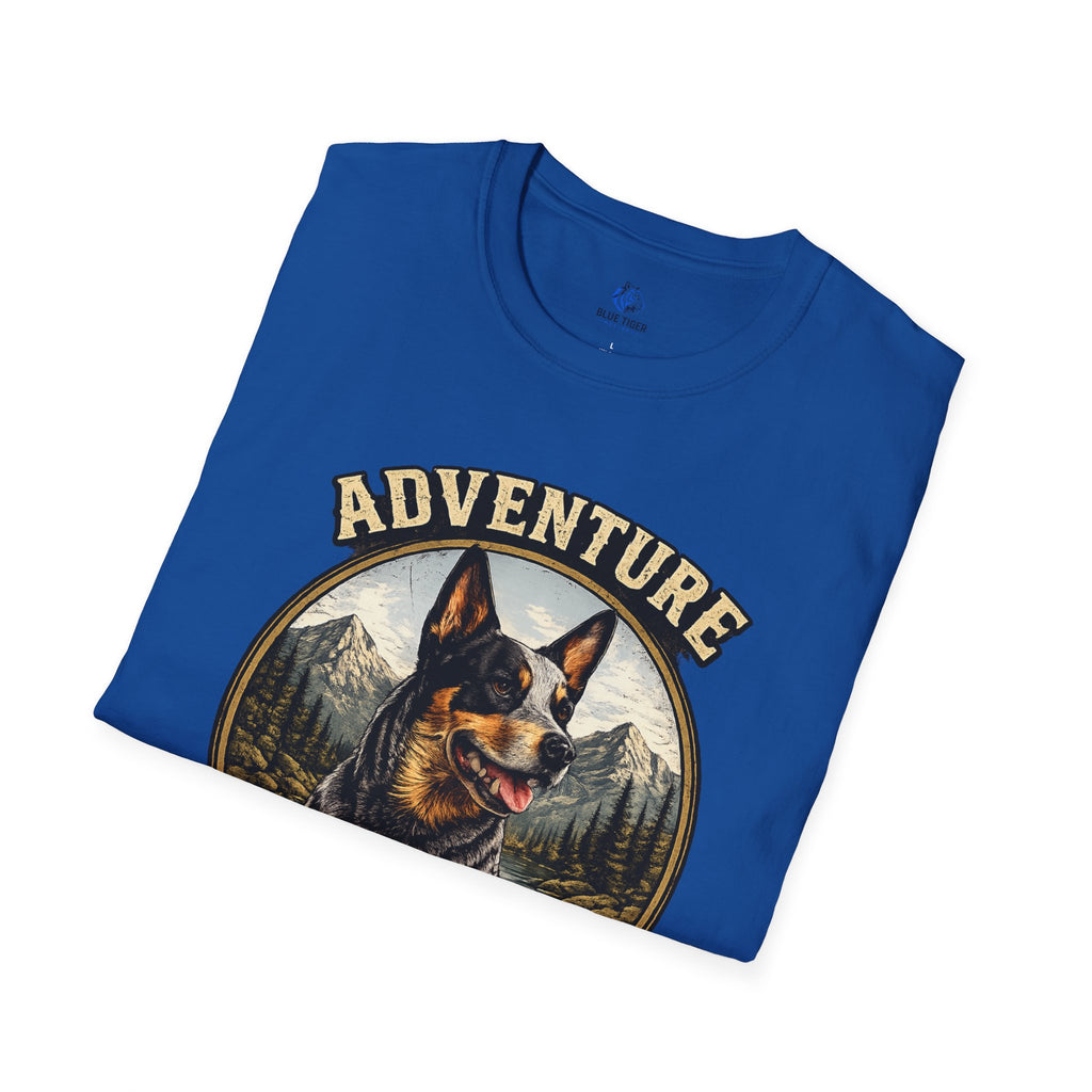 Adventure Is Better With A Heeler T-Shirt — Australian Cattle Dog Graphic Tee