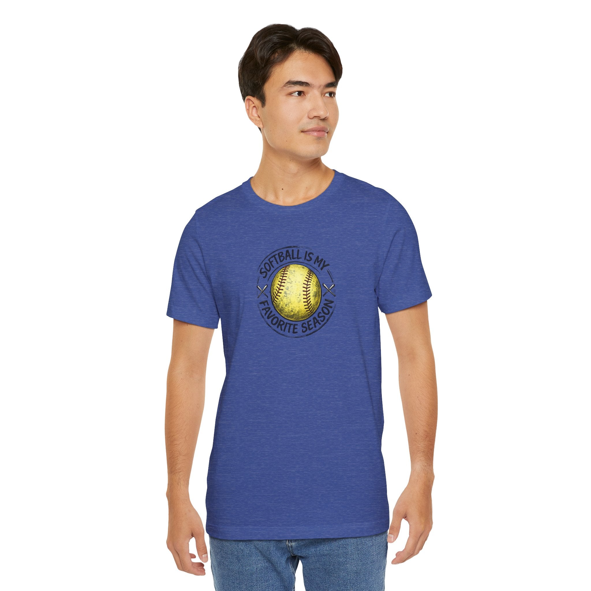 Softball Is My Favorite Season Tee – Graphic Softball T-Shirt for Players & Fans