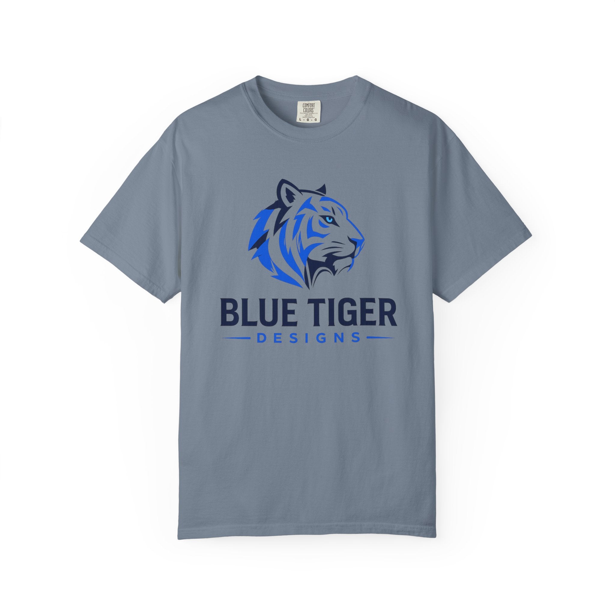 Blue Tiger Logo T-Shirt