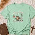 Jesus First Coffee T-Shirt — Faith & Coffee Graphic Tee