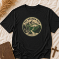 The Narrow Path T-Shirt — Matthew 7:14 Mountain Faith Graphic Tee
