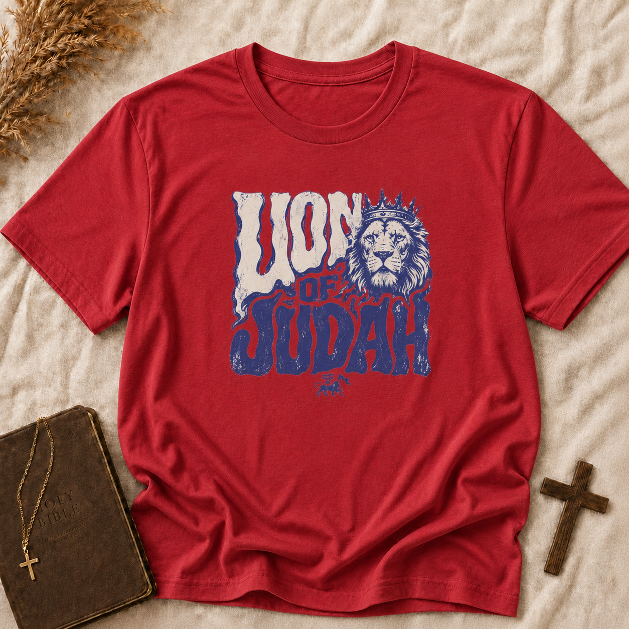 Lion of Judah T-Shirt — Christian Faith Graphic Tee
