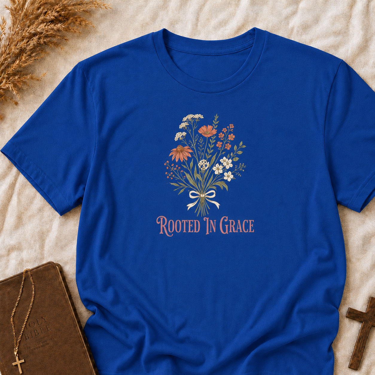 Rooted in Grace Floral T-Shirt