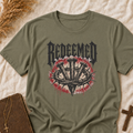 Redeemed Cross T-Shirt — Christian Gothic Faith Tee