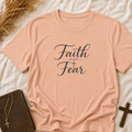 Faith Over Fear T-Shirt — Inspirational Christian Tee