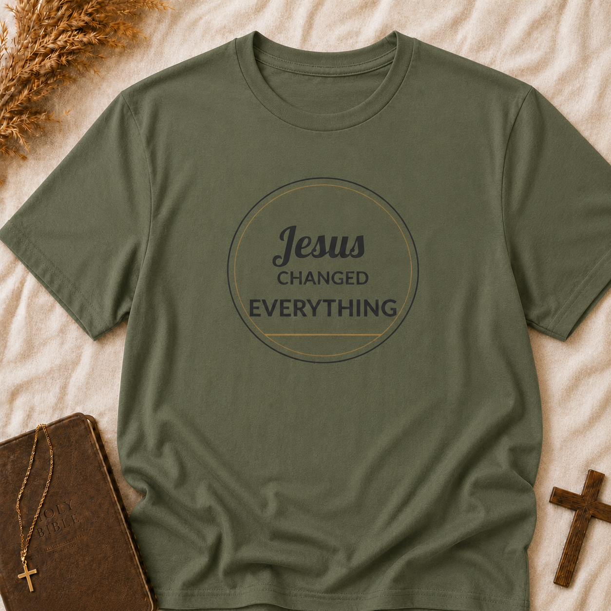 Jesus Changed Everything T-Shirt — Christian Faith Inspirational Tee