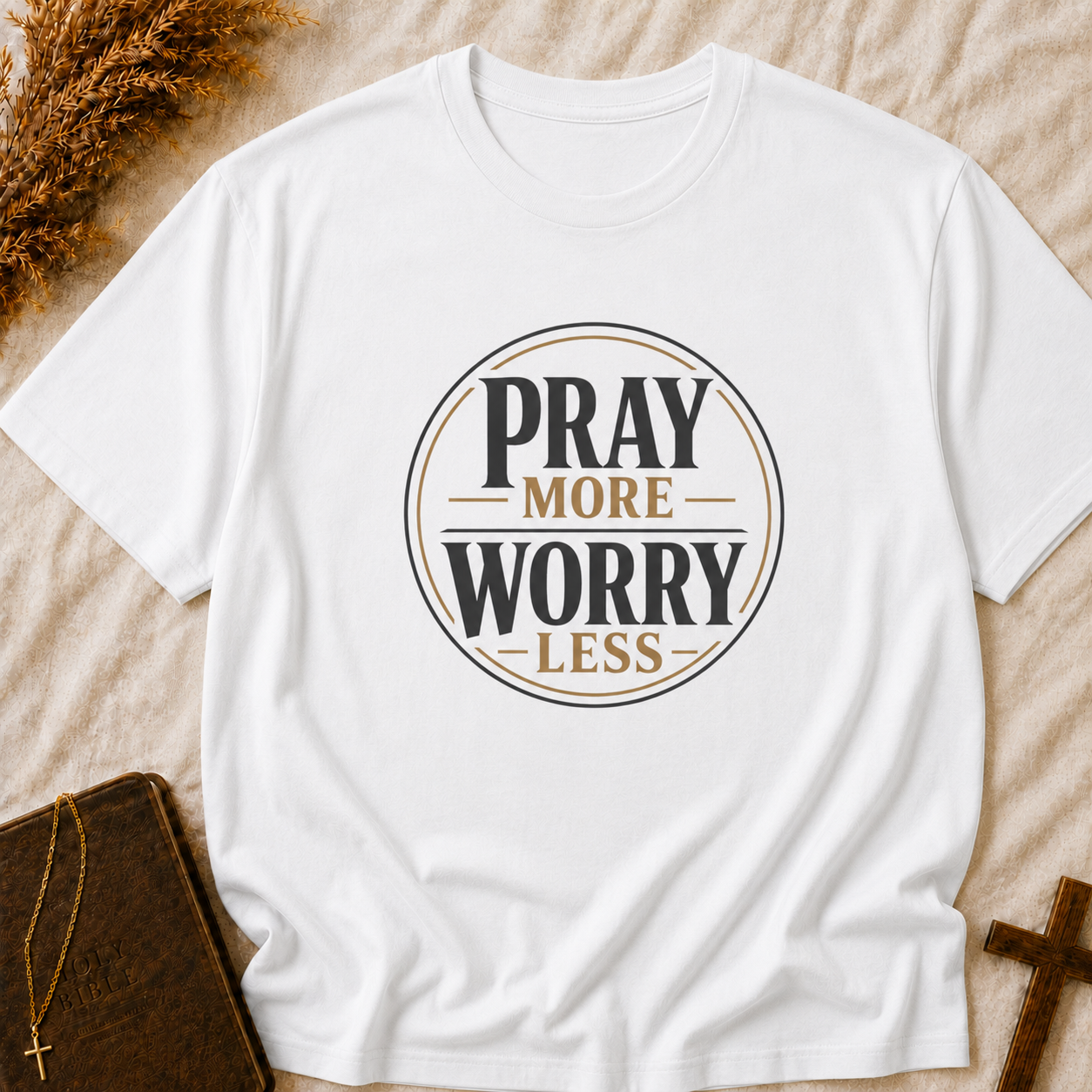 Pray More Worry Less T-Shirt