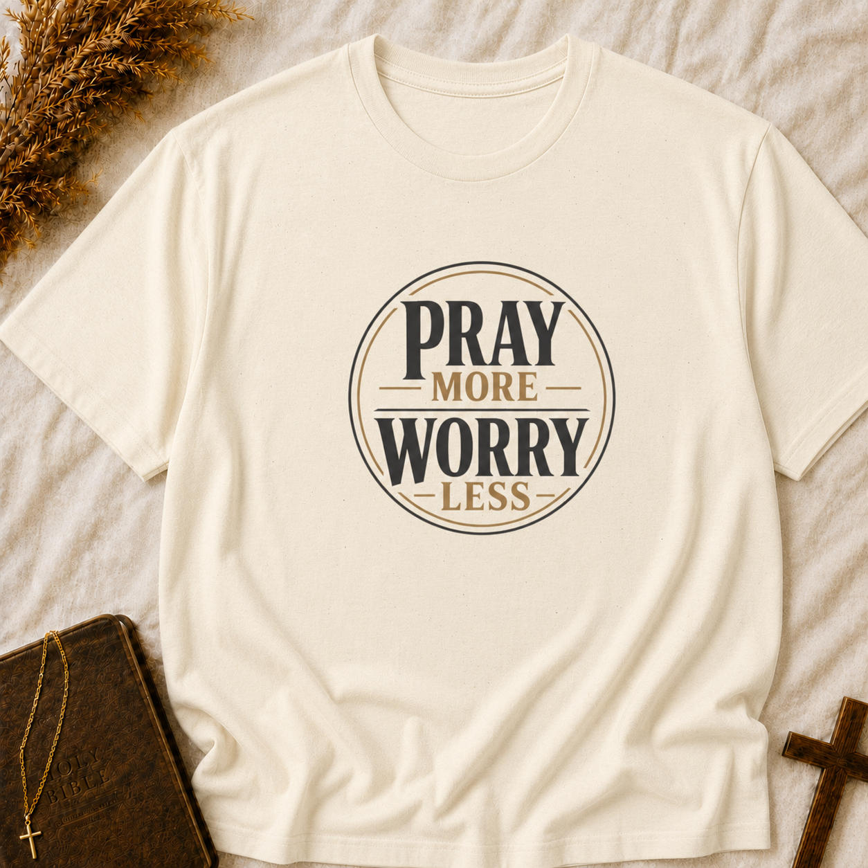 Pray More Worry Less T-Shirt