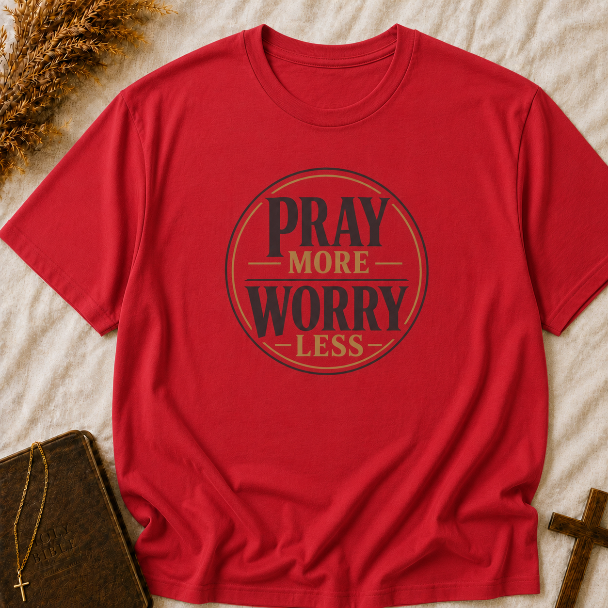 Pray More Worry Less T-Shirt
