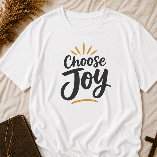 Choose Joy T-Shirt — Inspirational Positive Message Tee
