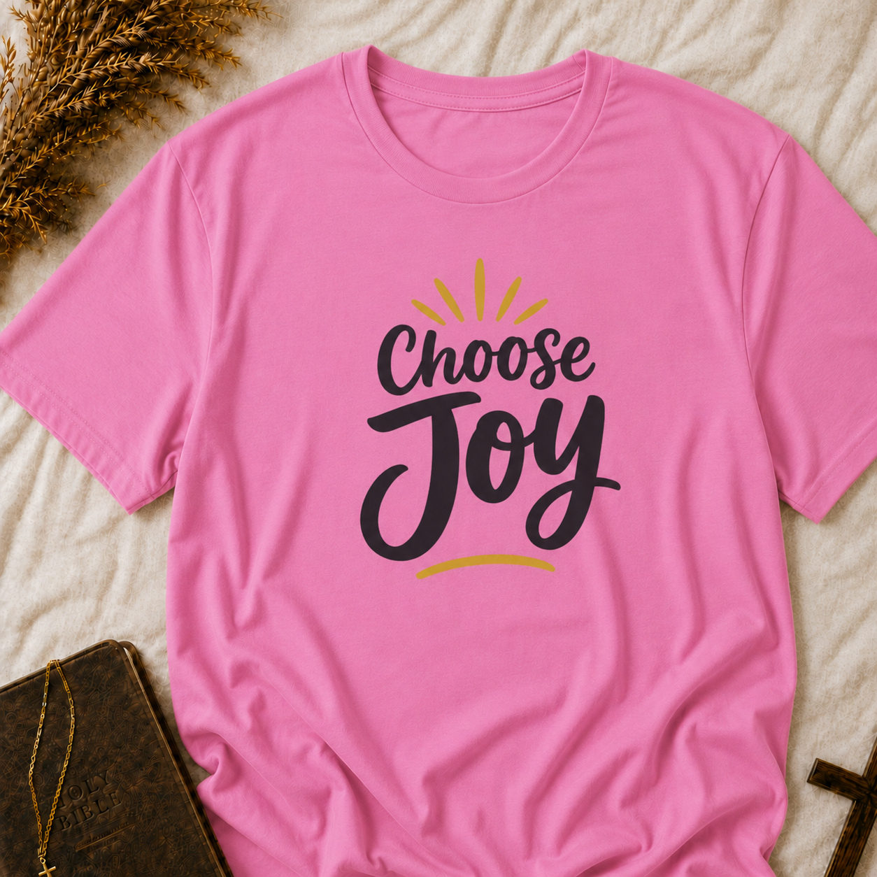 Choose Joy T-Shirt — Inspirational Positive Message Tee
