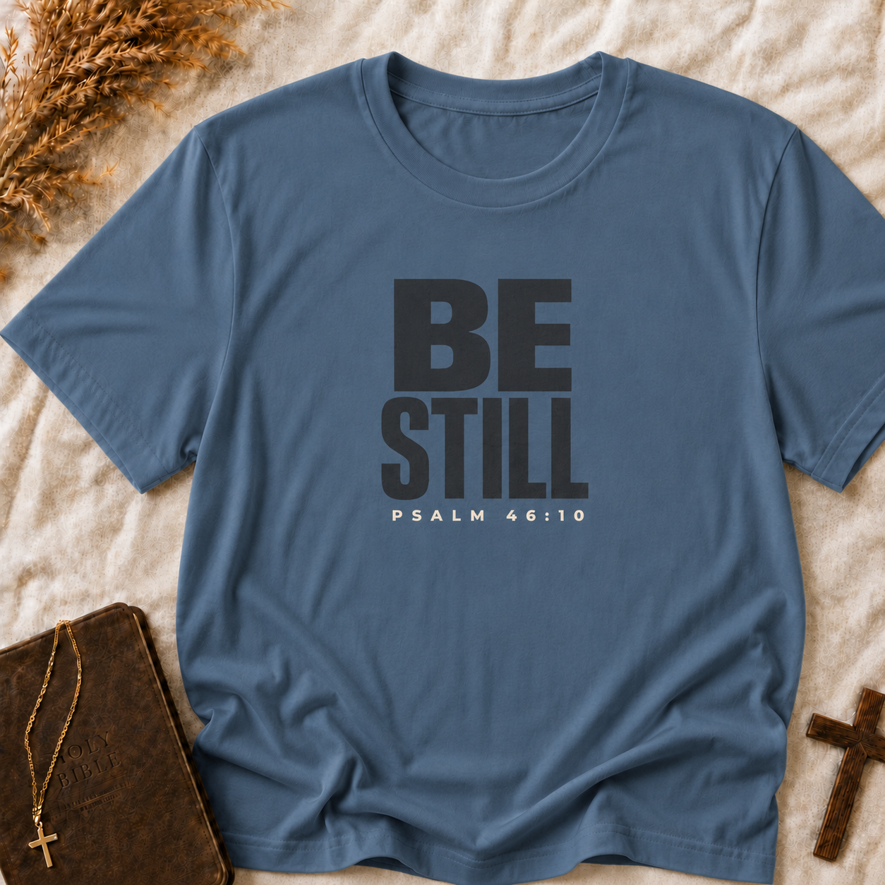 Be Still T-Shirt — Minimal Spiritual Relaxation Tee
