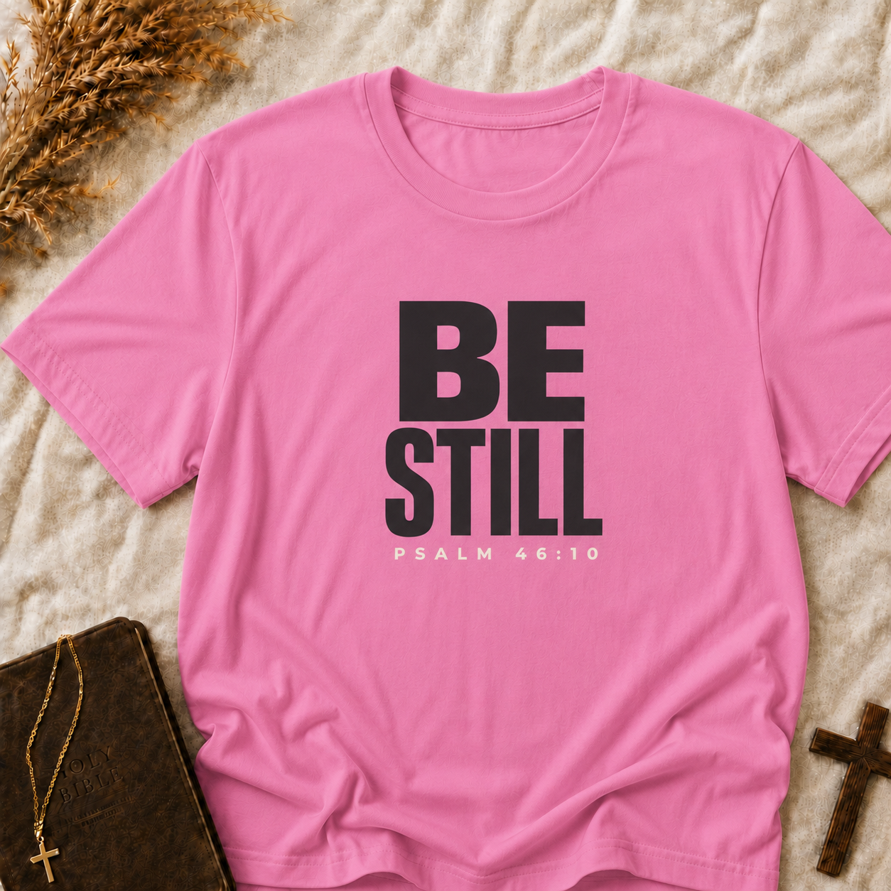 Be Still T-Shirt — Minimal Spiritual Relaxation Tee