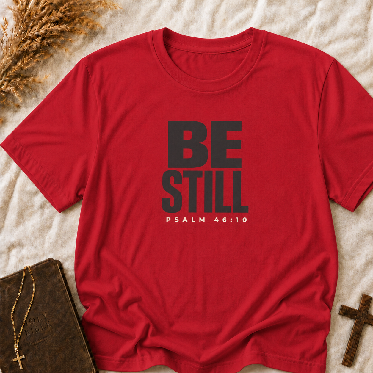 Be Still T-Shirt — Minimal Spiritual Relaxation Tee